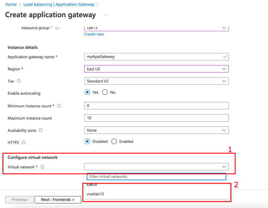Azure application Gateway