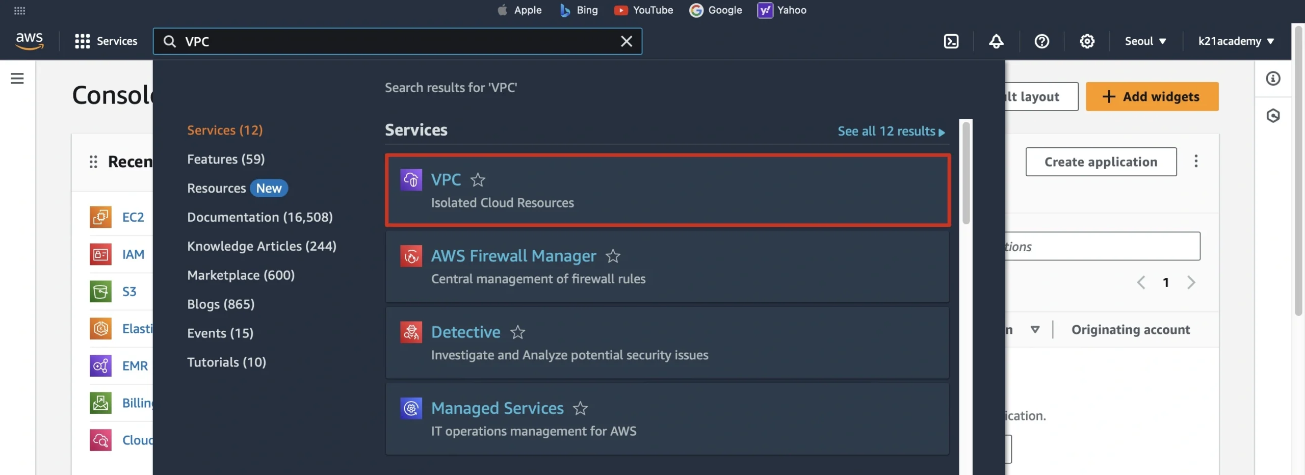 Troubleshooting "Failed to Connect to EC2 Instance" with AWS Console AWS VPC