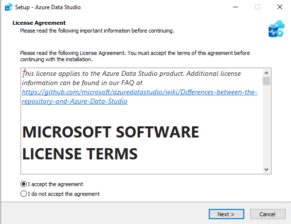 Azure Data studio install