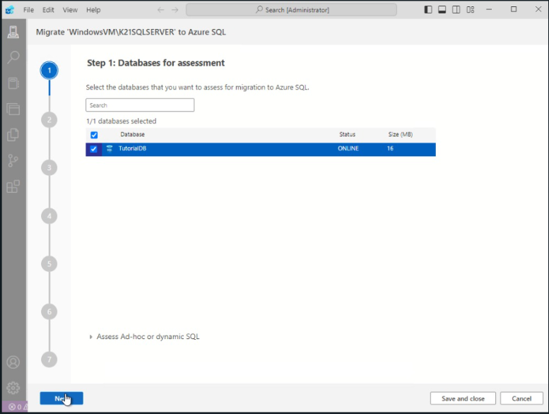 Migration Assessment