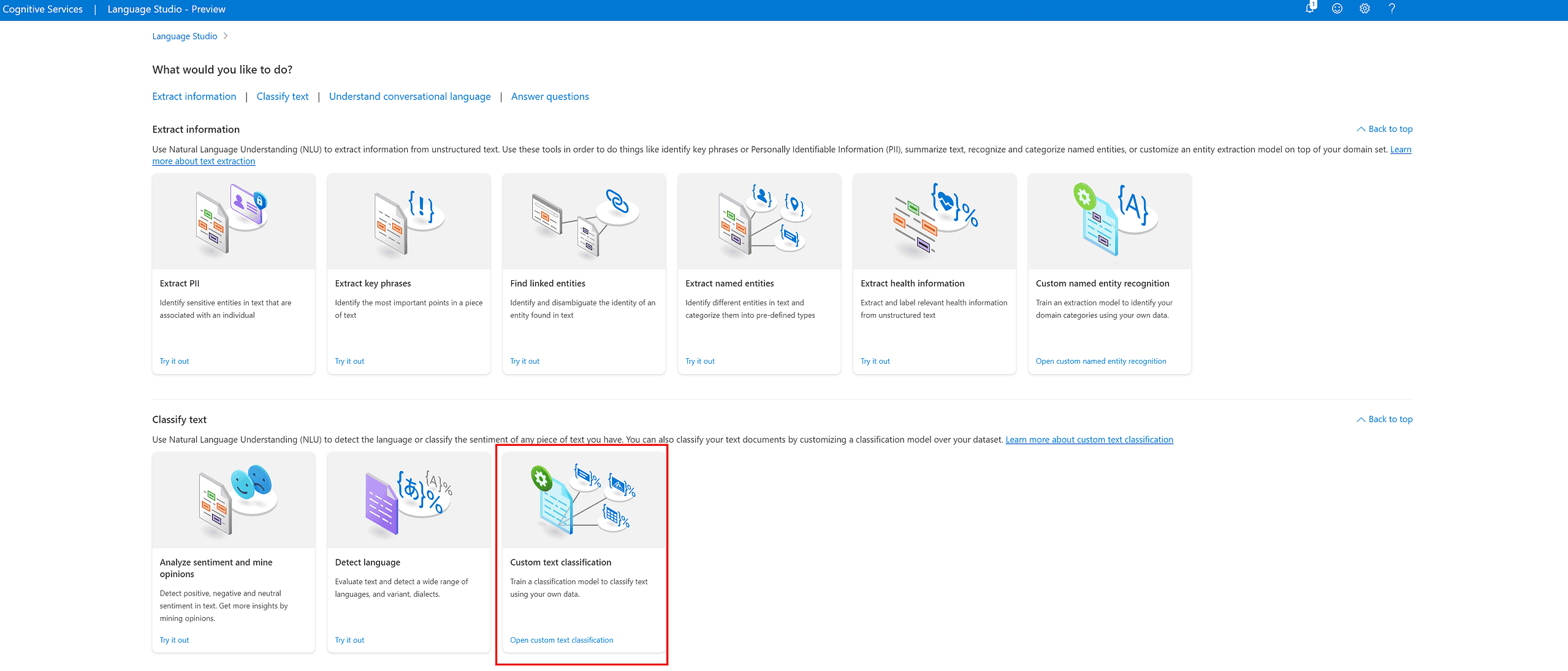 Get Microsoft Certified with K21 Academy’s AI-102 Course – Hands-On Azure AI Labs Included Custom Text Classification using AI Language, Source: K21Academy