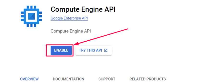 Compute engine API