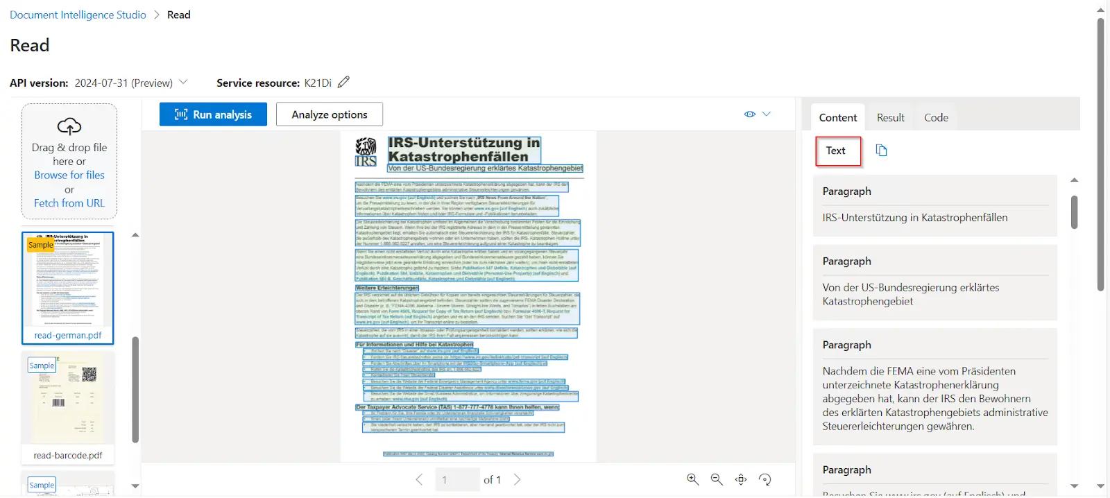 Streamline Document Analysis