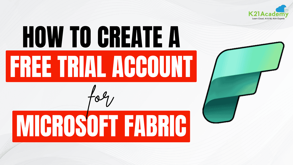 Create free trial account for Microsoft Fabric