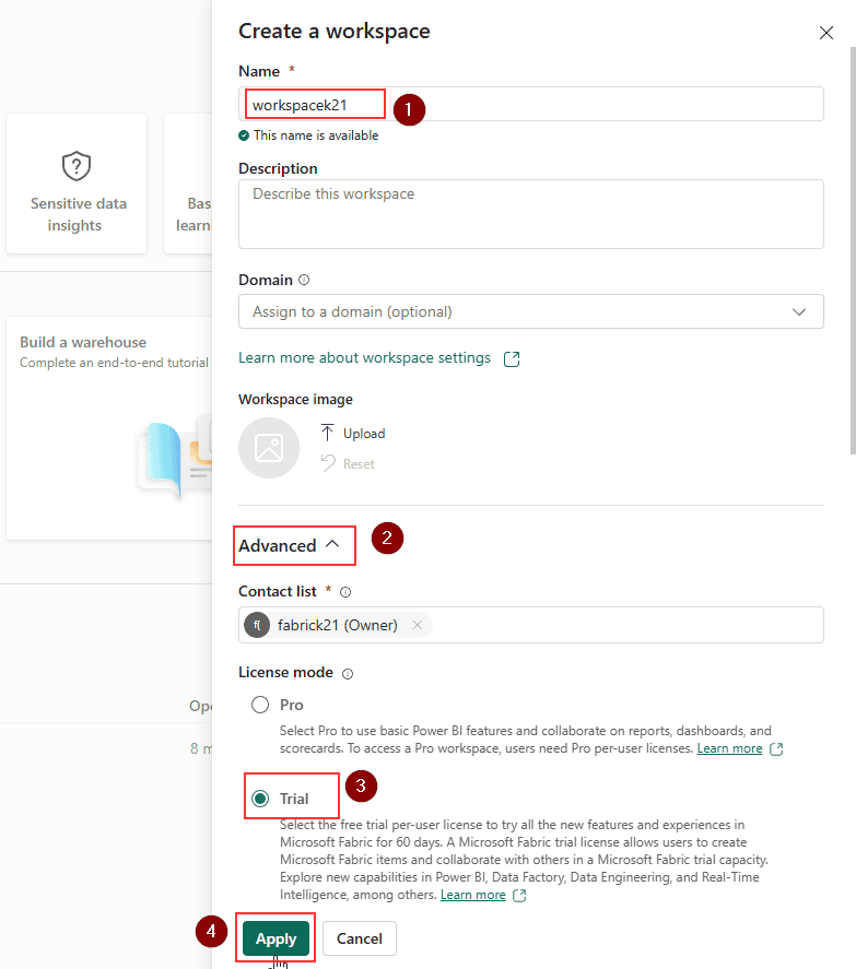 microsoft fabric workspace
