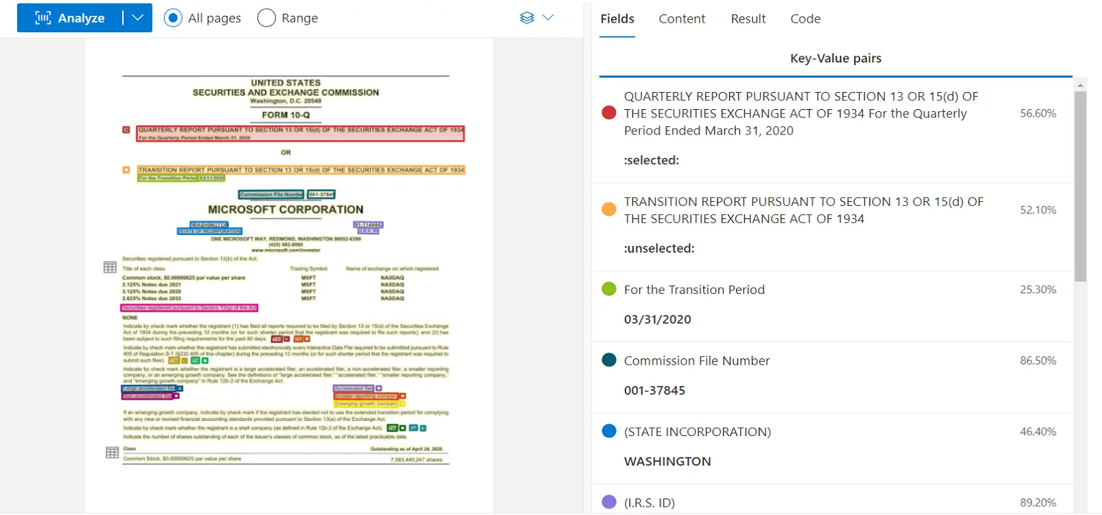 Azure AI Document Intelligence