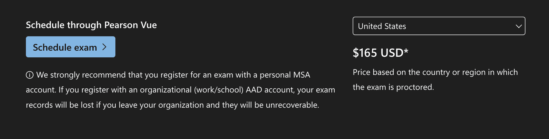Microsoft Agentic AI Business Solutions Architect Exam cost